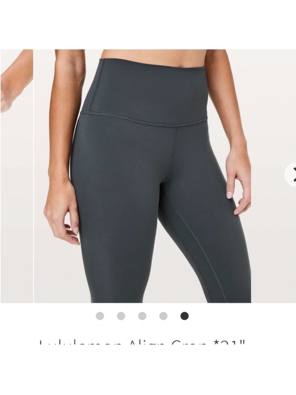 lululemon athletica Navy High-Rise Cropped Leggings